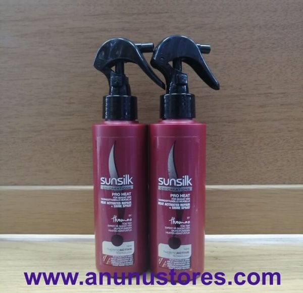 Sunsilk Heat Activated Repair& Shine Spray - 2 x 150ml